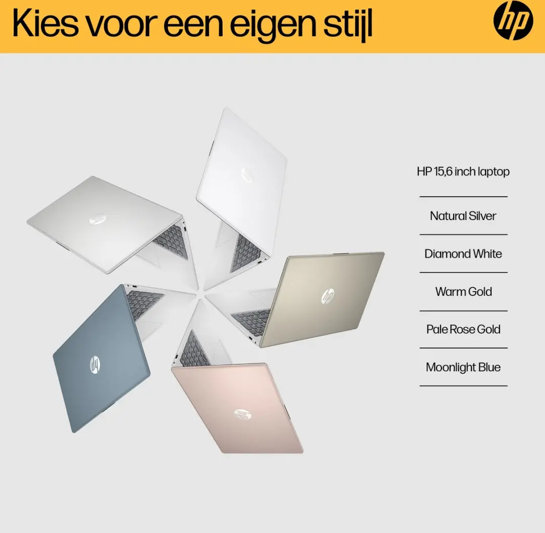 HP 15-fc0625nd Laptop - 15,6" Full HD - 8GB RAM - 512GB SSD - Zilver