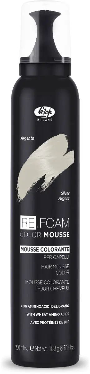 Lisap Re.Foam Color Mousse Zilver 200ml
