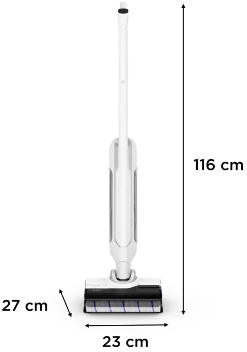 Rowenta X-Clean 10 GZ7540 2-in-1 Vloerreiniger - 60 min - Zilver/Wit - afbeelding 6 van 6