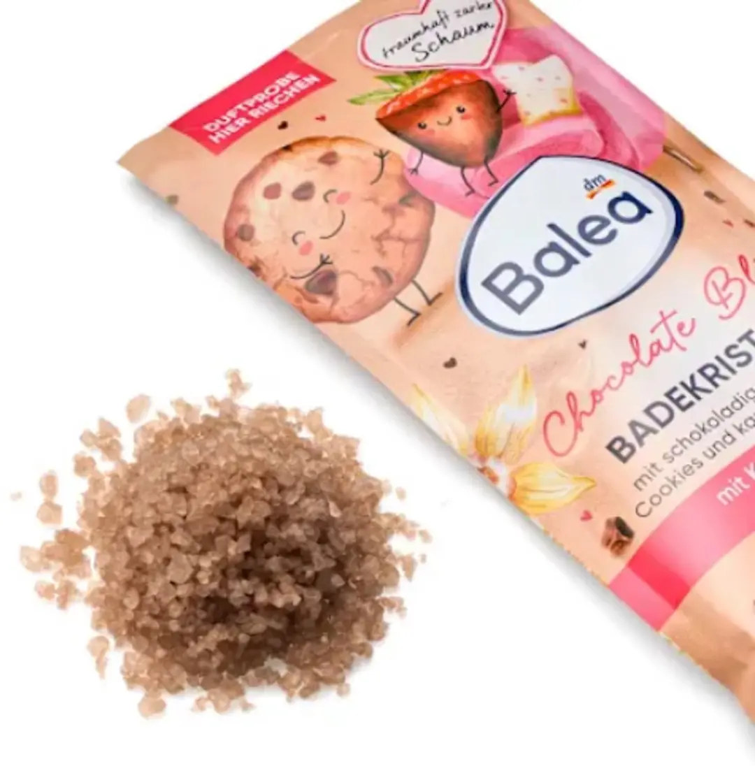 Balea Chocolate Bliss Badzout 80g - Chocolade