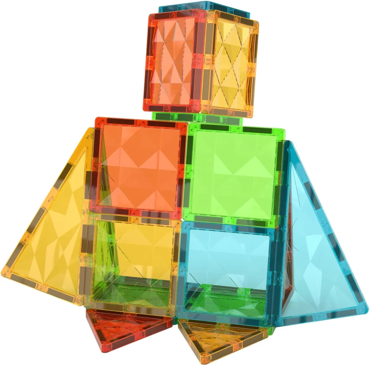 Geomag Magnetic Tiles Gems 16 - Multicolor