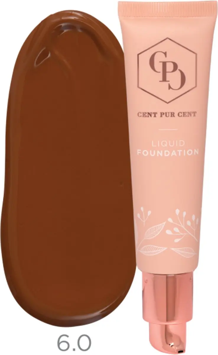 Cent Pur Cent Liquid Mineral Foundation SPF30 6.0