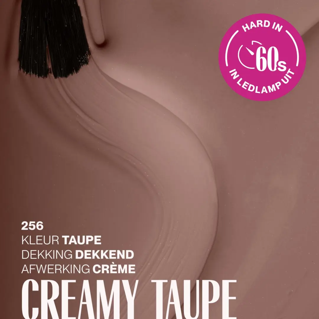 Pink Gellac 256 Creamy Taupe Gellak 15ml