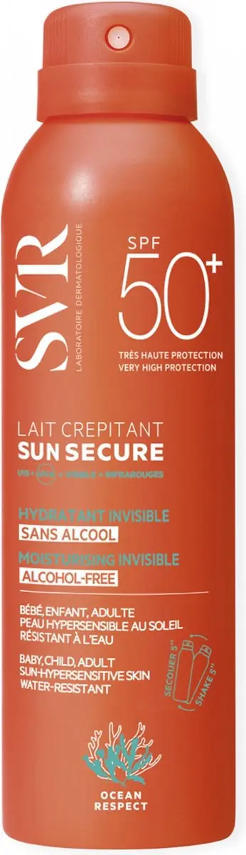 SVR Sun Secure Hydratant Invisible Spray 200ml