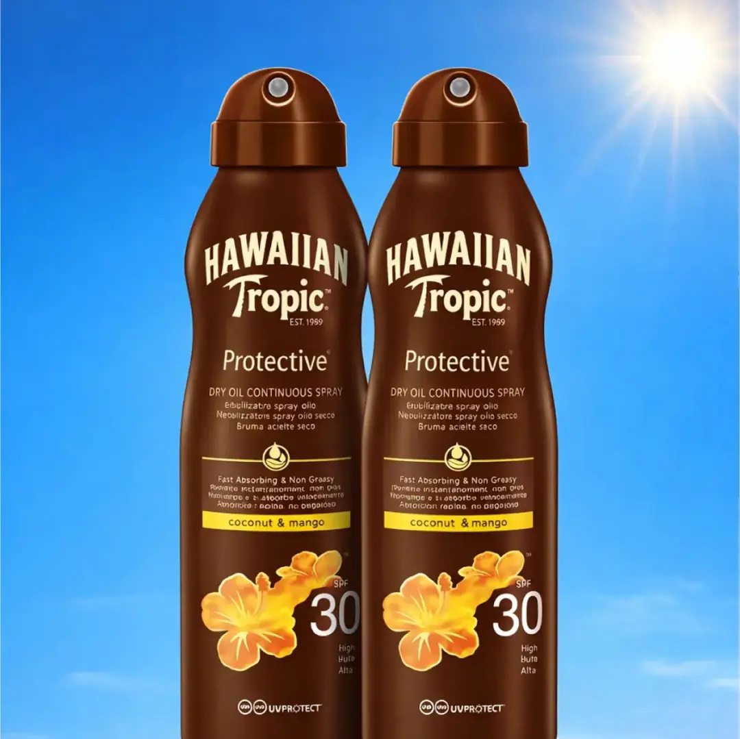 Hawaiian Tropic Island Glow Dry Oil Spray SPF 30