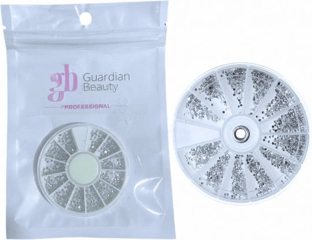 Guardian Beauty Rhinestone 3-in-1 Nagelkunstset - Mix Multicolor & Zilver - afbeelding 6 van 6