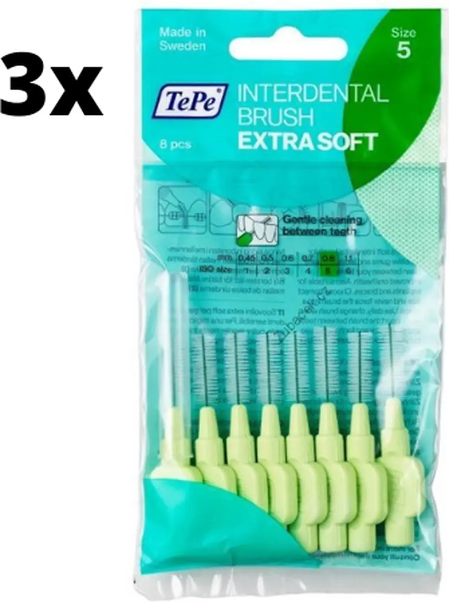 TePe Extra Soft 0,80mm Tandenborstels