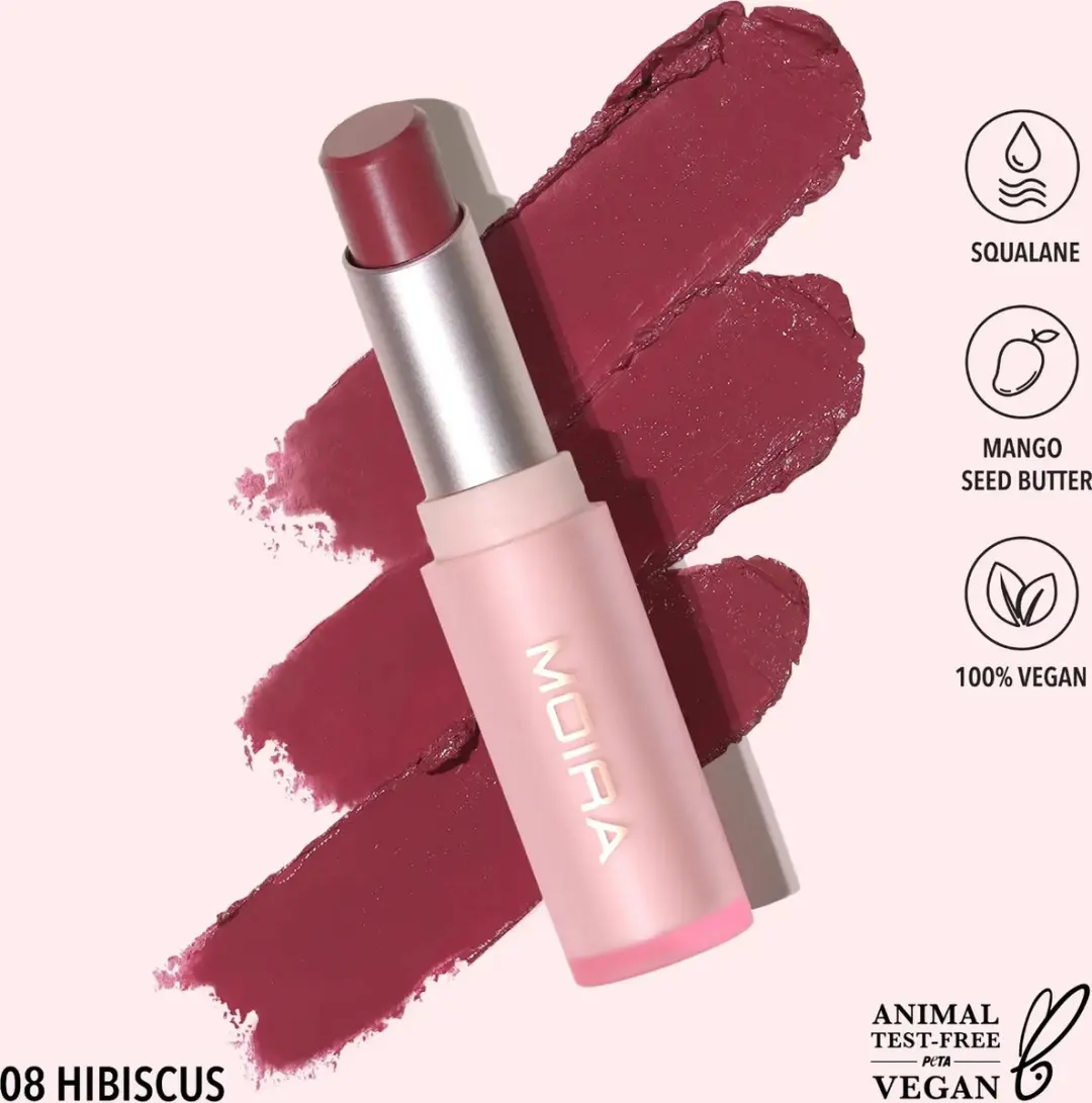 Moira Signature Lipstick 008 Hibiscus