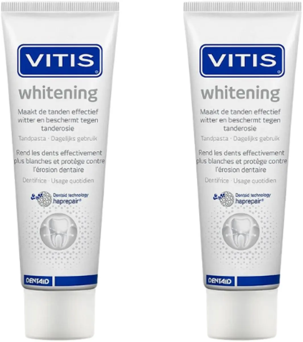 Vitis Whitening Tandpasta 2x75ml
