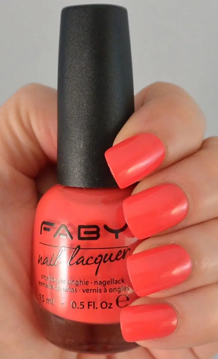 FABY Vegan Nagellak Mona Lisa Sneldrogend 15ml - Rood