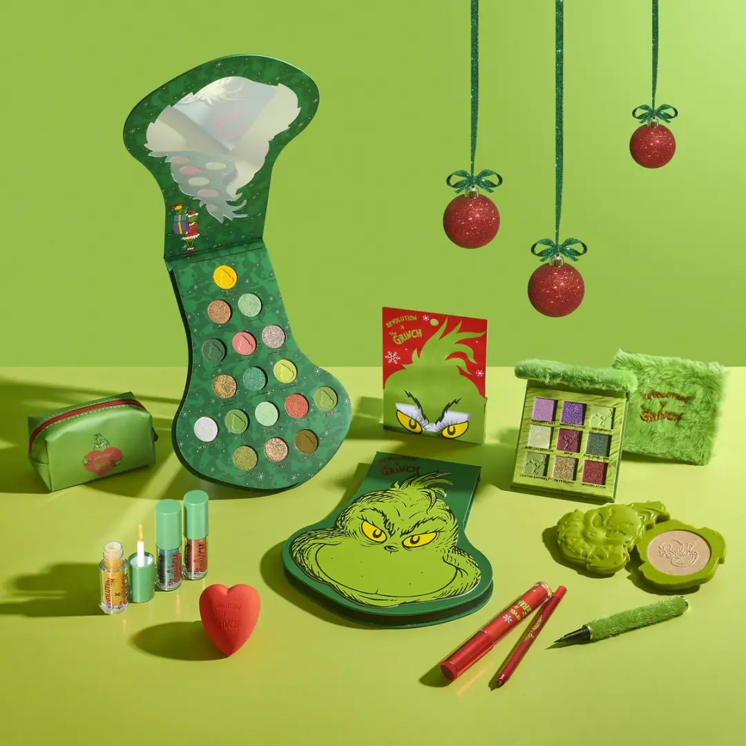 Makeup Revolution x The Grinch Resting Grinch Face Liquid Eyeliner - Zwart