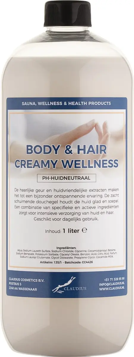 Splashbox Cosmetics Body & Hair Creamy Wellness 1L