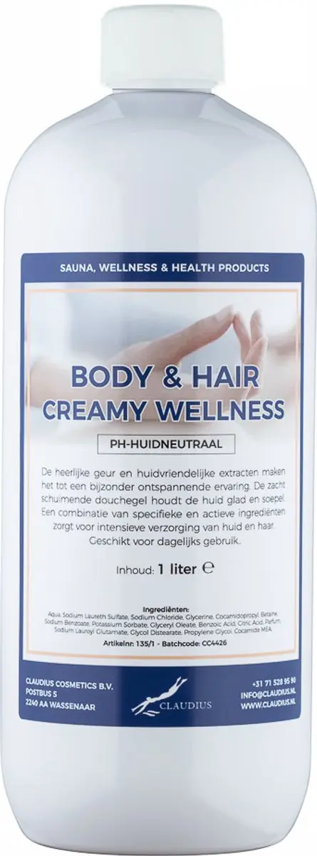Splashbox Cosmetics Body & Hair Creamy Wellness 1L