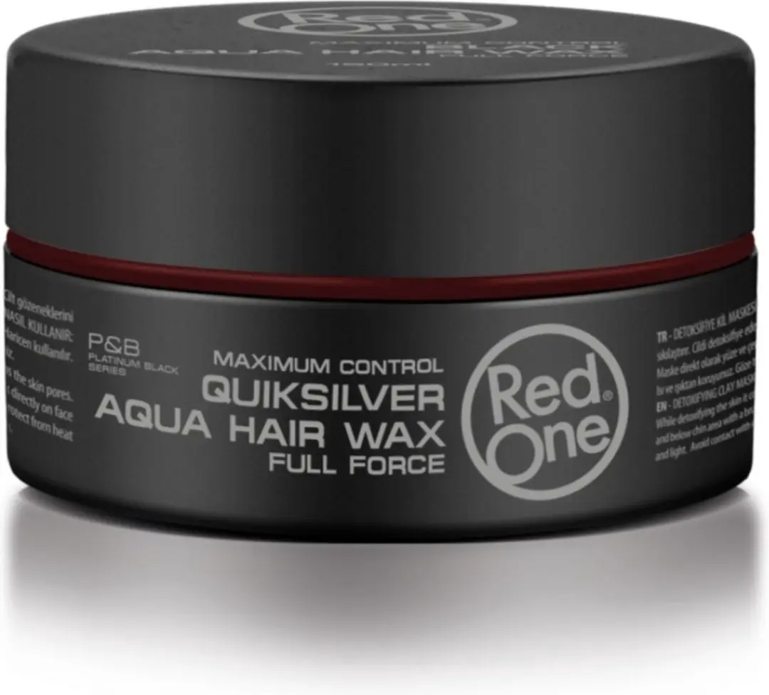Red One Quicksilver Aqua Hair Wax 150ml - 2700ml (18x150ml)