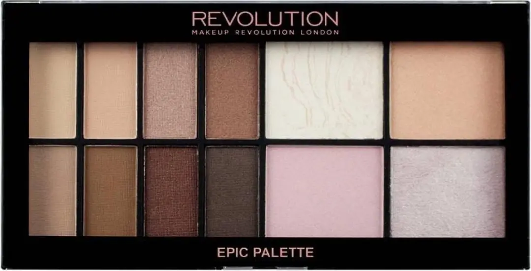 Makeup Revolution Epic Day Palette - 12 Oogschaduwen & Highlighter - Multi