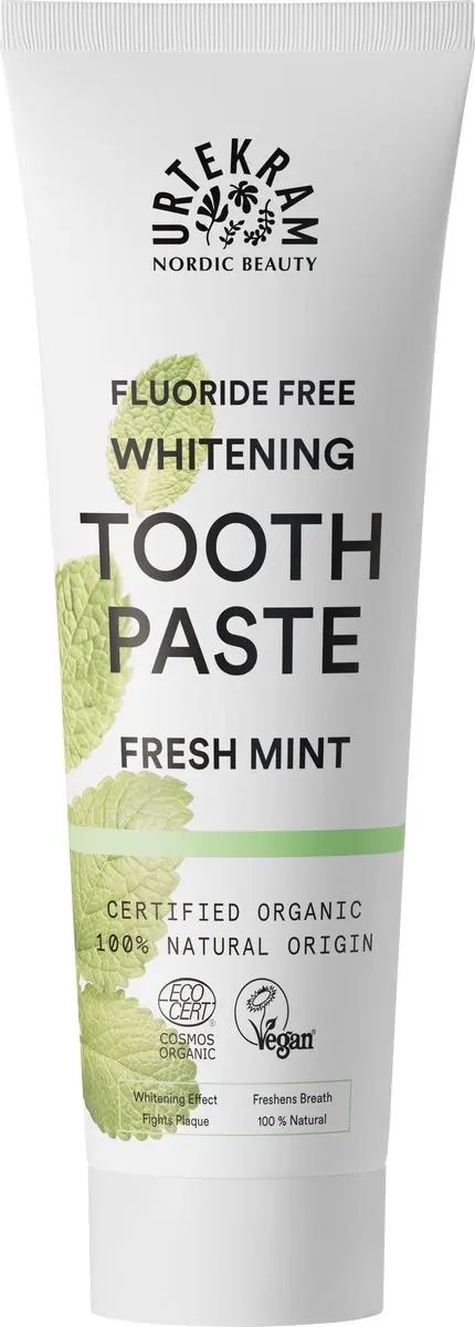 Urtekram Fresh Mint Whitening Tandpasta 75ml