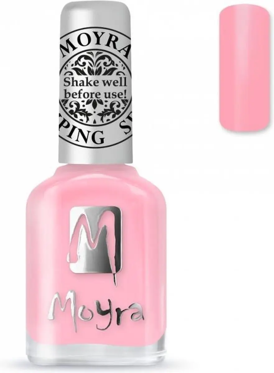 Moyra Stamping Nagellak 12ml - Light Pink