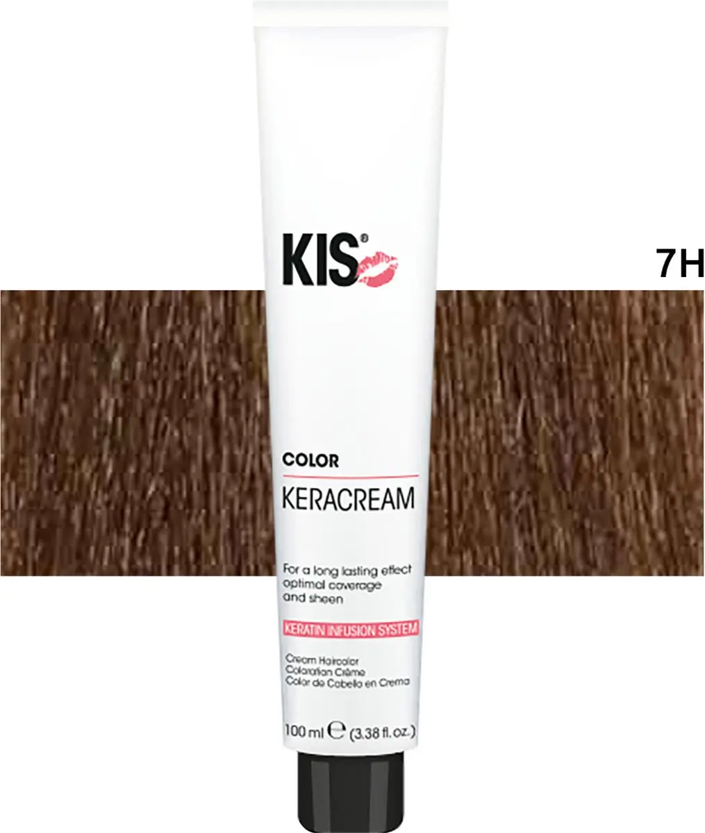 KIS Haarverf 7H Medium Hazelnoot Blond 100ml