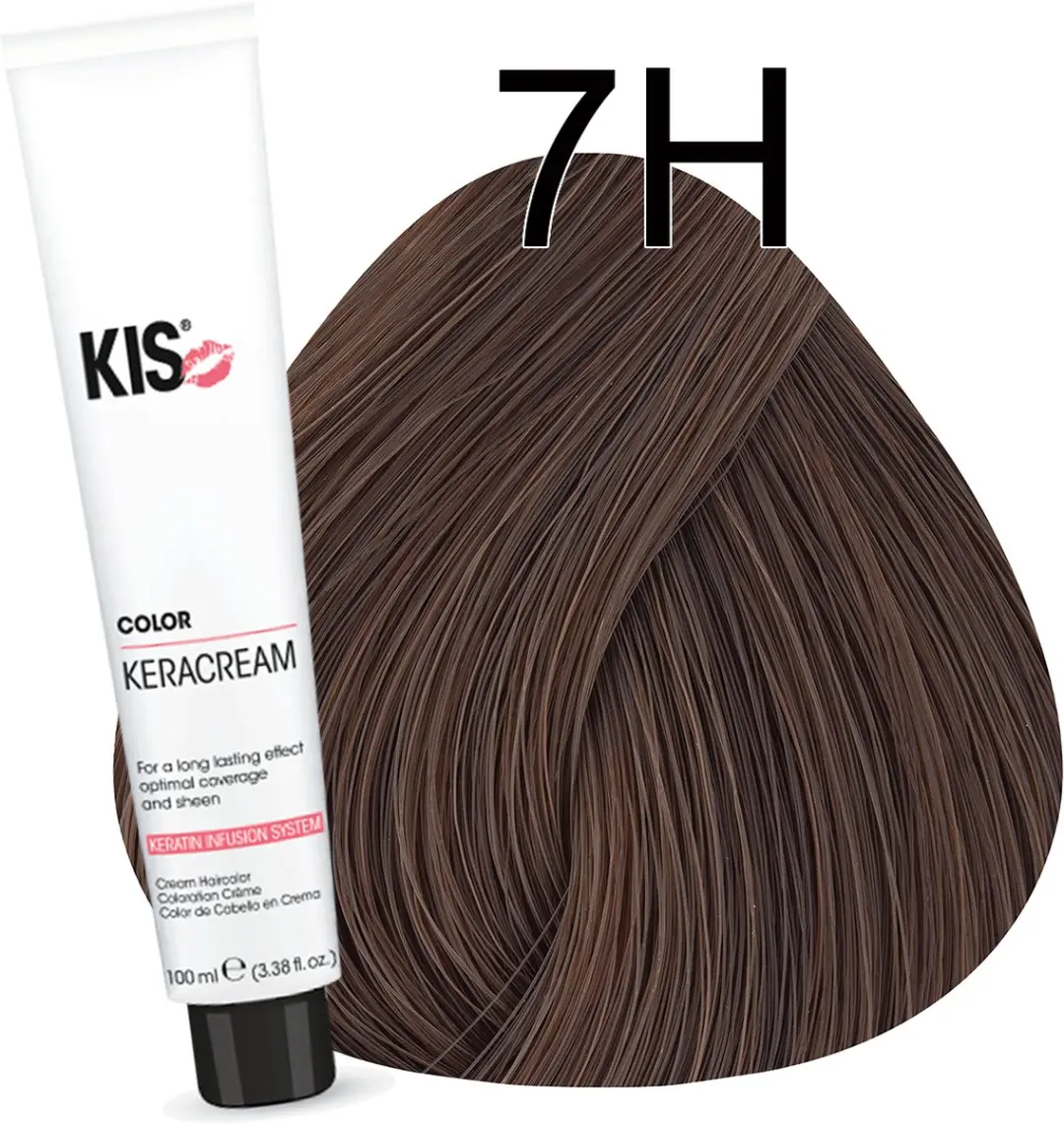 KIS Haarverf 7H Medium Hazelnoot Blond 100ml