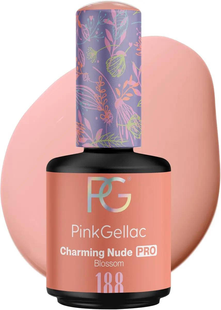 Pink Gellac 188 Charming Nude PRO Glanzende Gellak 15ml