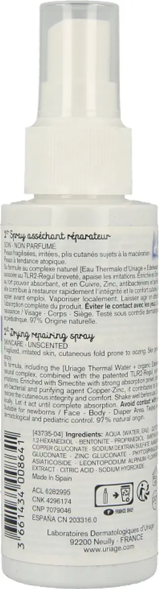Uriage Sprayreparateur Bebé Vlekkerige Huid 100ml