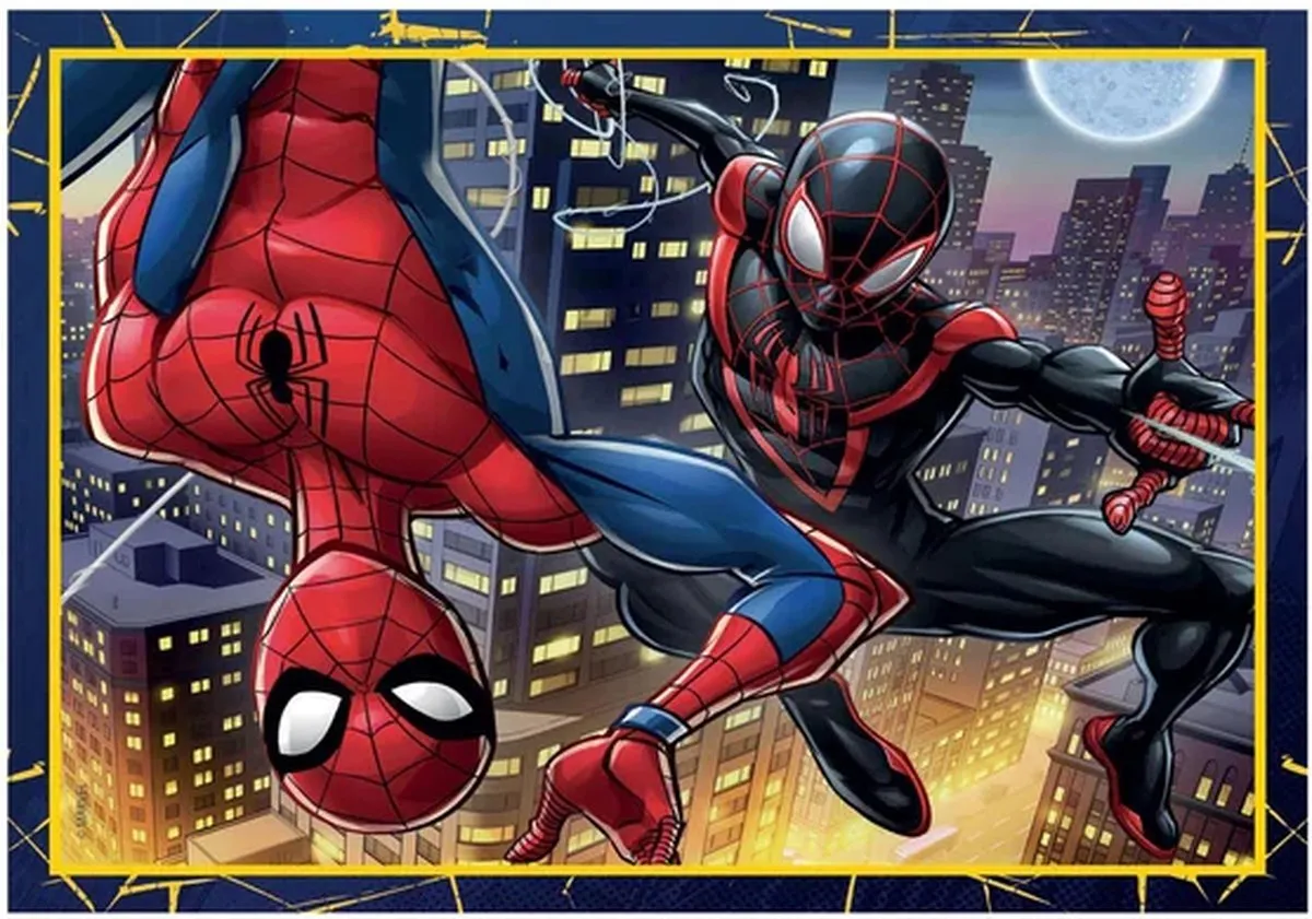 Clementoni Spiderman 4-in-1 Puzzel - 72 Stuks - 4 Puzzels