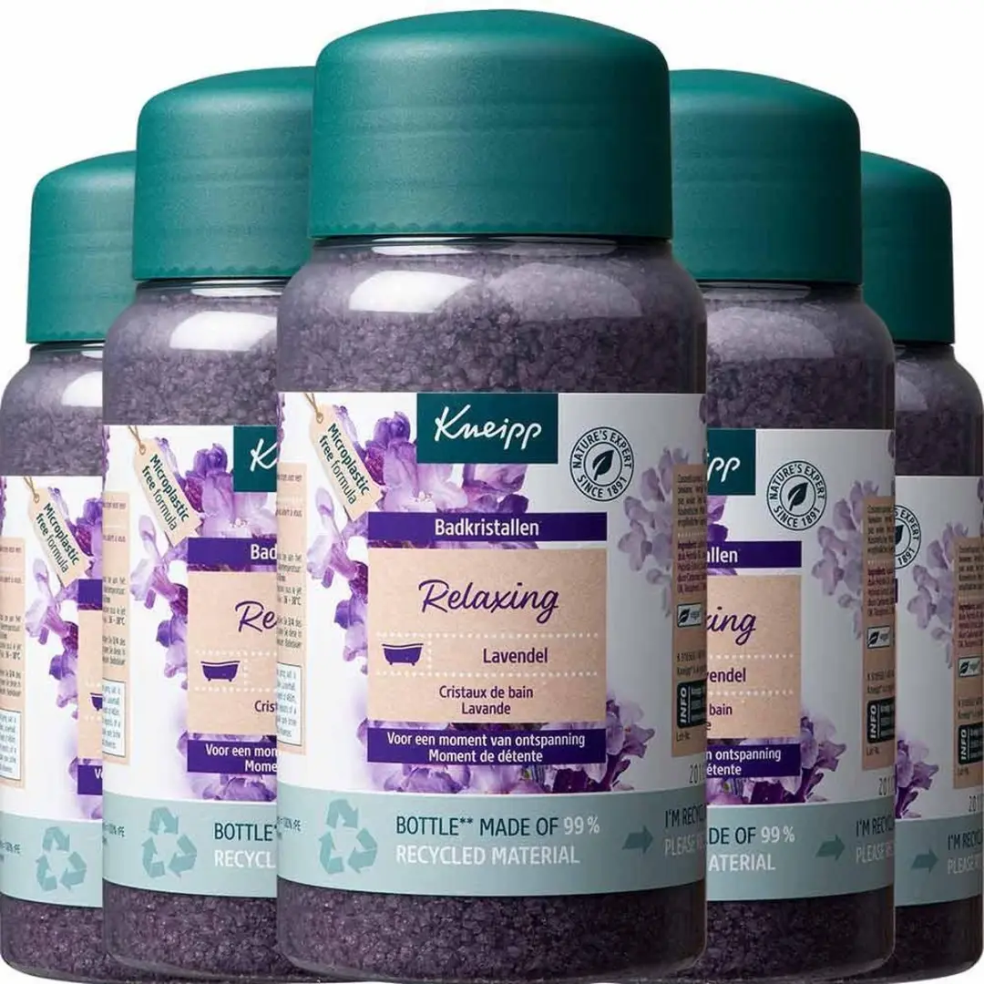 Kneipp Badkristallen Relaxing Lavendel - 6x600g