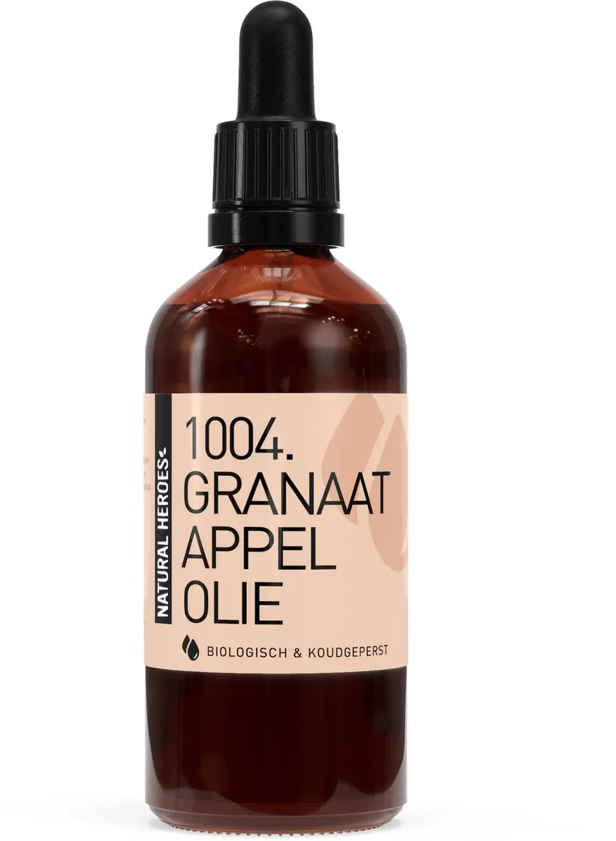 Natural Heroes Granaatappelzaadolie 100ml - Biologisch & Koudgeperst