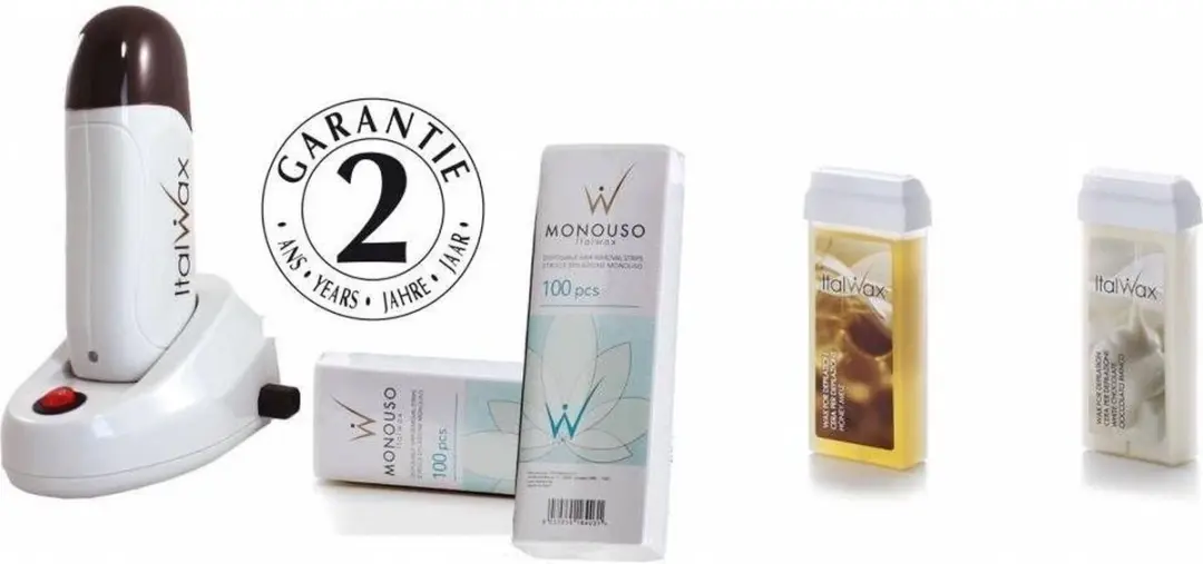 Italwax Waxverwarmer Set - Basisstation + 2 Patronen + Strips