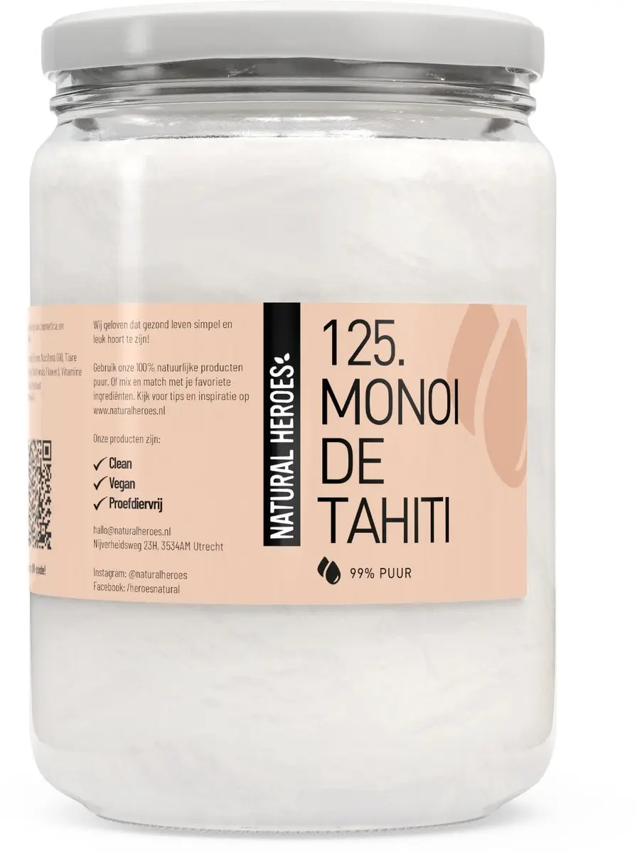 Natural Heroes Monoï de Tahiti Olie 500ml