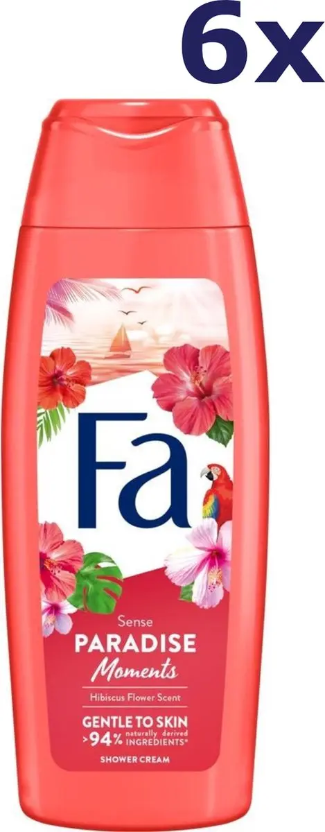 Fa Douchegel Paradise Moments 250ml - 6 Stuks