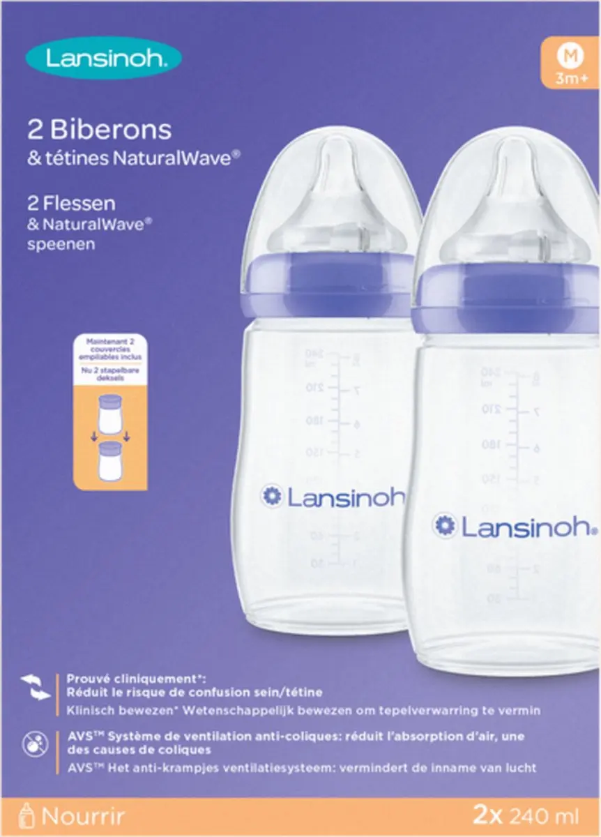 Lansinoh mOmma Zuigflessen 240ml