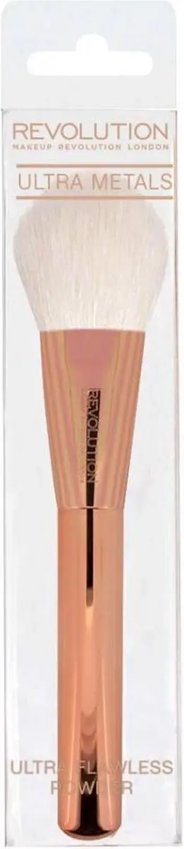 Makeup Revolution Ultra Metals Flawless Powder Brush - Rose Gold