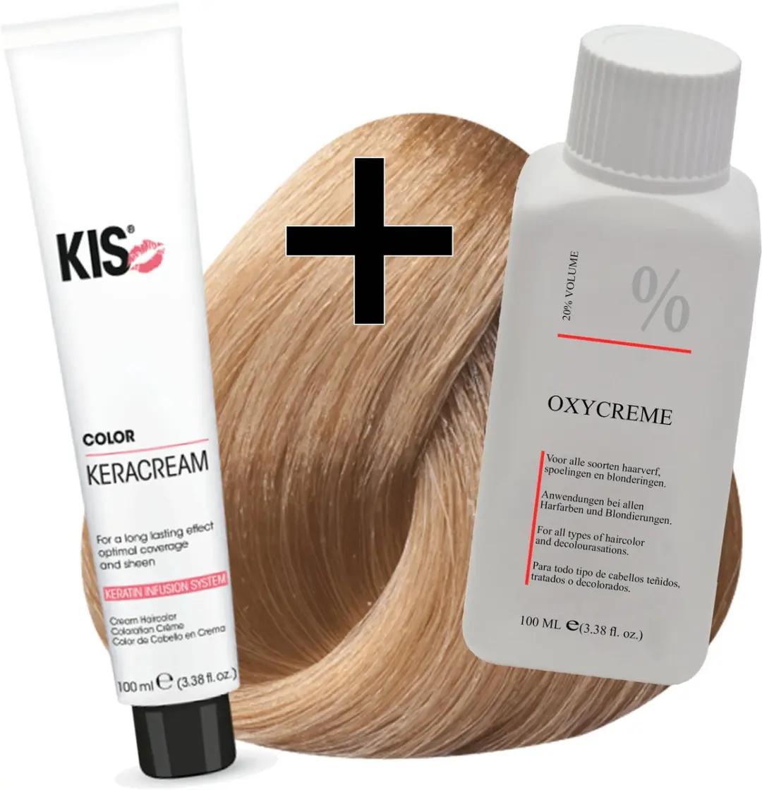 KIS Haarverfset 9G Zeer Licht Goudblond 100ml