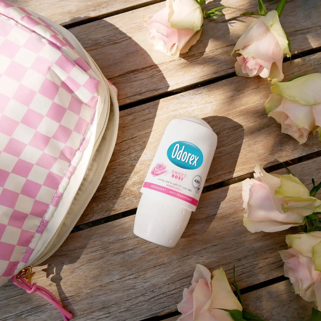 Odorex Sweet Rose Anti-Transpirant Roller - 6x50ml