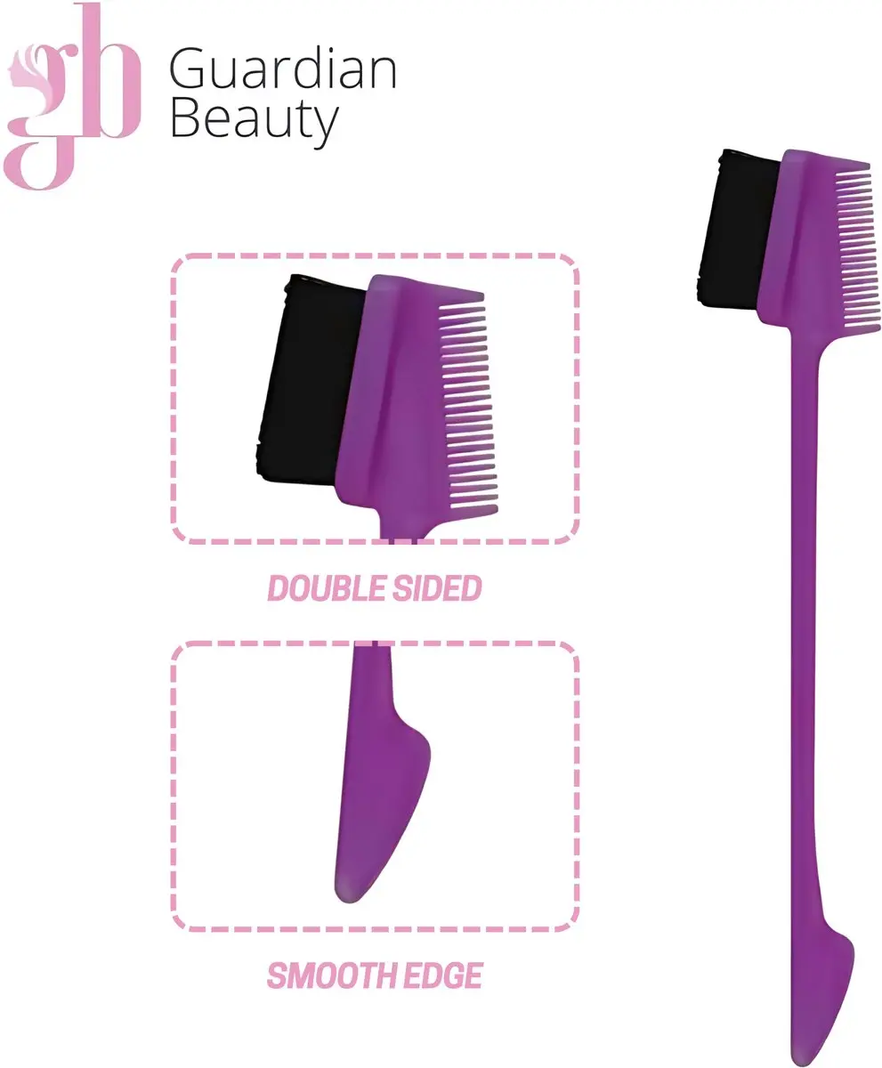 Guardian Beauty Edge Control Borstel & Waxstick - Violet - 2 Stuks