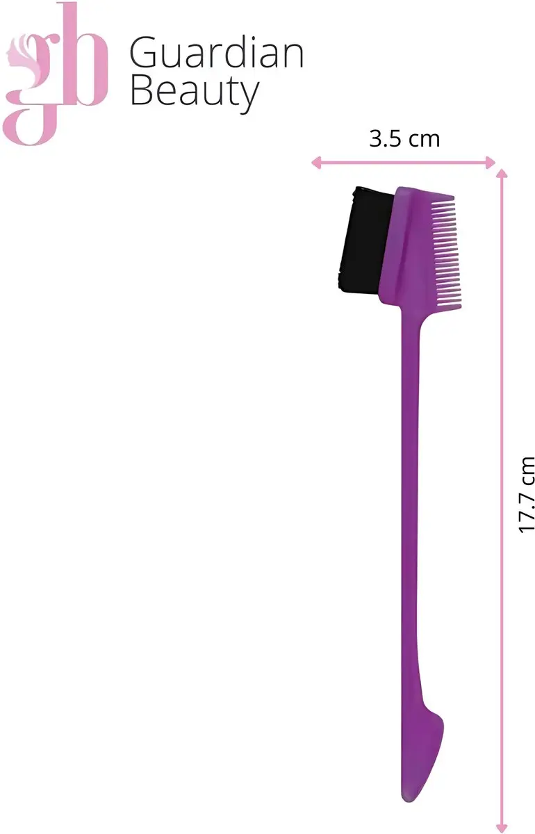 Guardian Beauty Edge Control Borstel & Waxstick - Violet - 2 Stuks