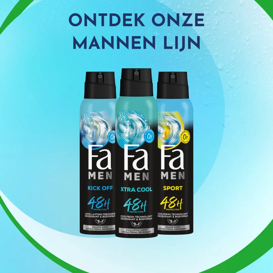 Fa Extreme Cool Deodorant Spray 900ml - 6 Stuks