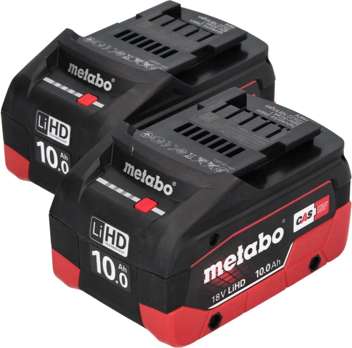 Metabo FSB 36-18 LTX BL 40 Accu-borstelfrees - 2x 10,0 Ah