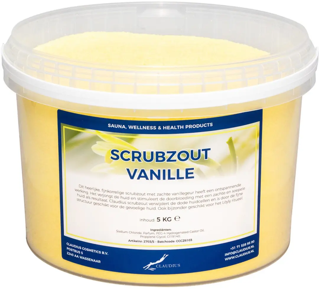 Splashbox Cosmetics Scrubzout Vanille 5 kg