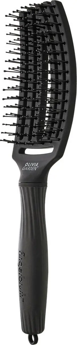Olivia Garden FingerBrush Care Ionic Double - Zwart