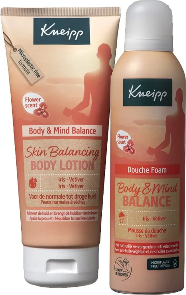 Kneipp Douche Foam & Body Lotion Geschenkset 200ml