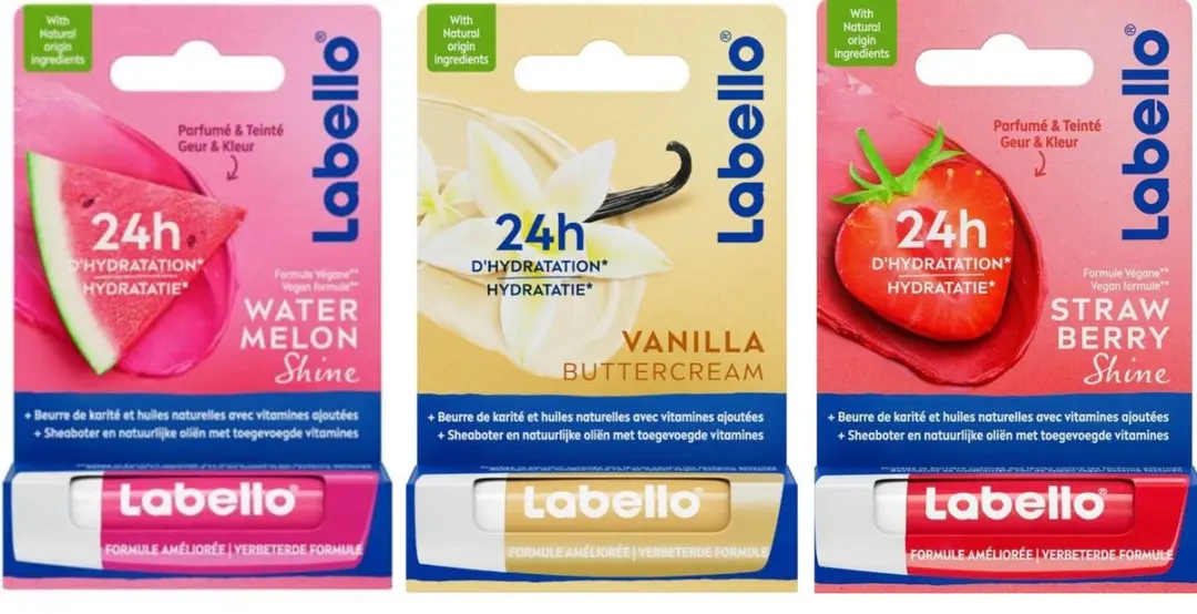 Labello Stick Watermelon/Vanille/Strawberry