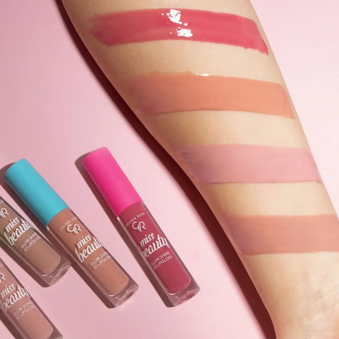 Golden Rose Miss Beauty Glow Shine 3D Lipgloss 03 Soft Peach - 4.5ml
