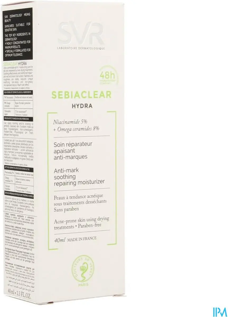 SVR Sebiaclear Hydra Soin Dagcrème 40ml - 40 Stuks