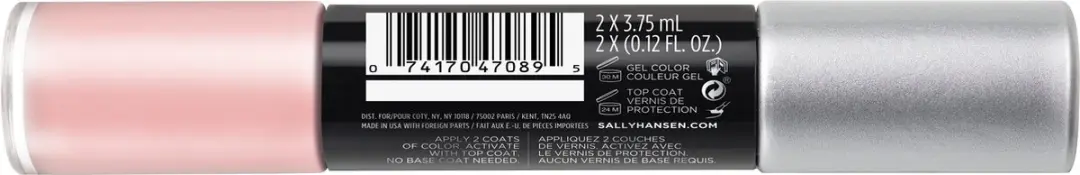 Sally Hansen Miracle Gel It Takes Two 910 Chiffon - 2x7.5ml
