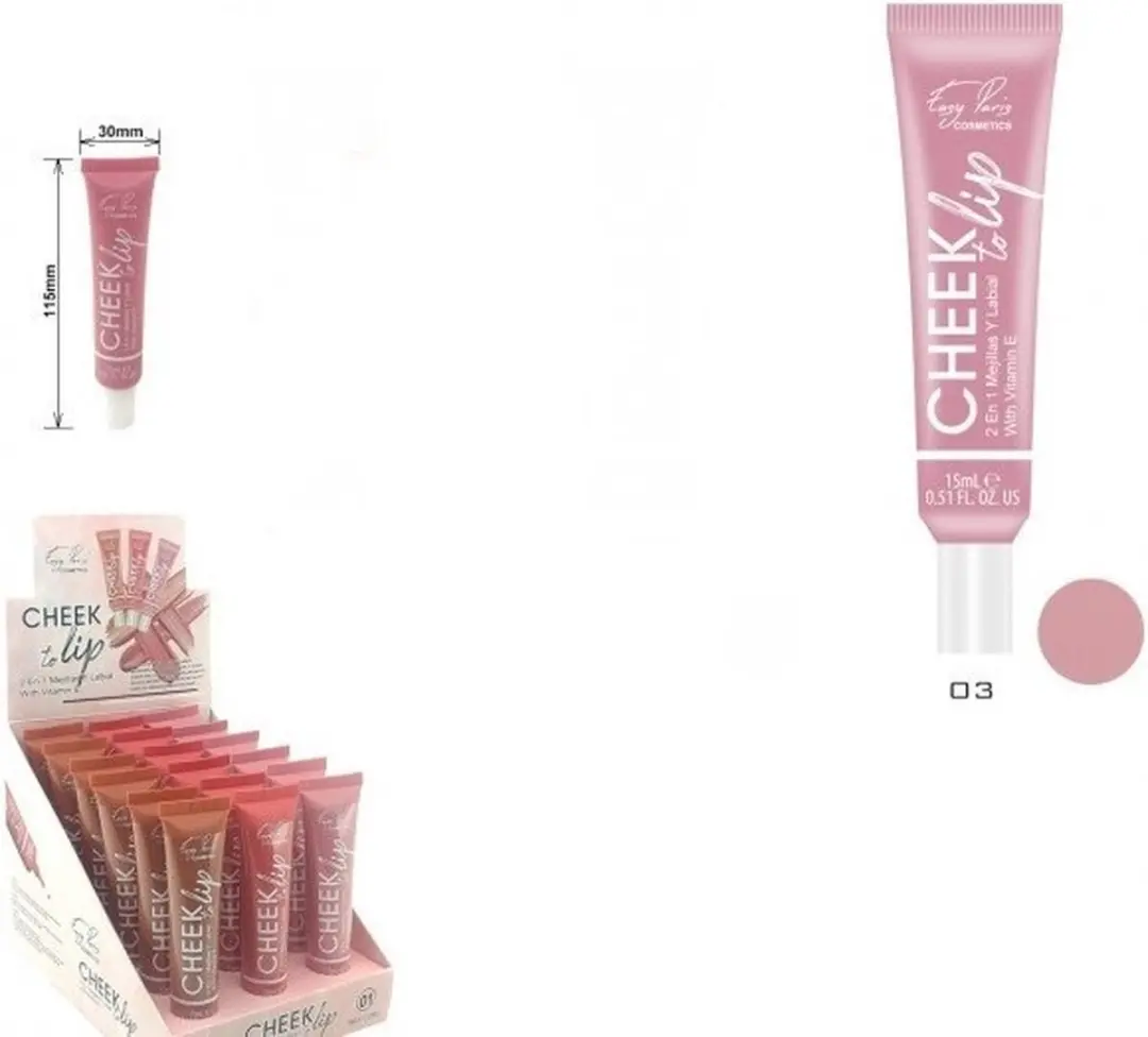 Easy Paris Cosmetics Cheek to Lip Roze 15ml