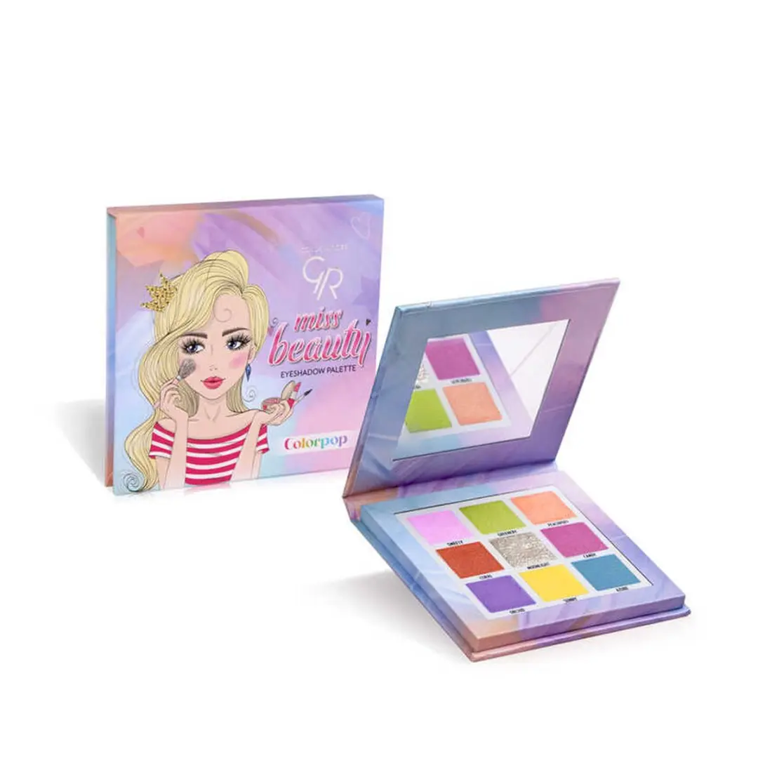 Golden Rose Miss Beauty Eyeshadow Palette 9 Kleuren - 5.7g