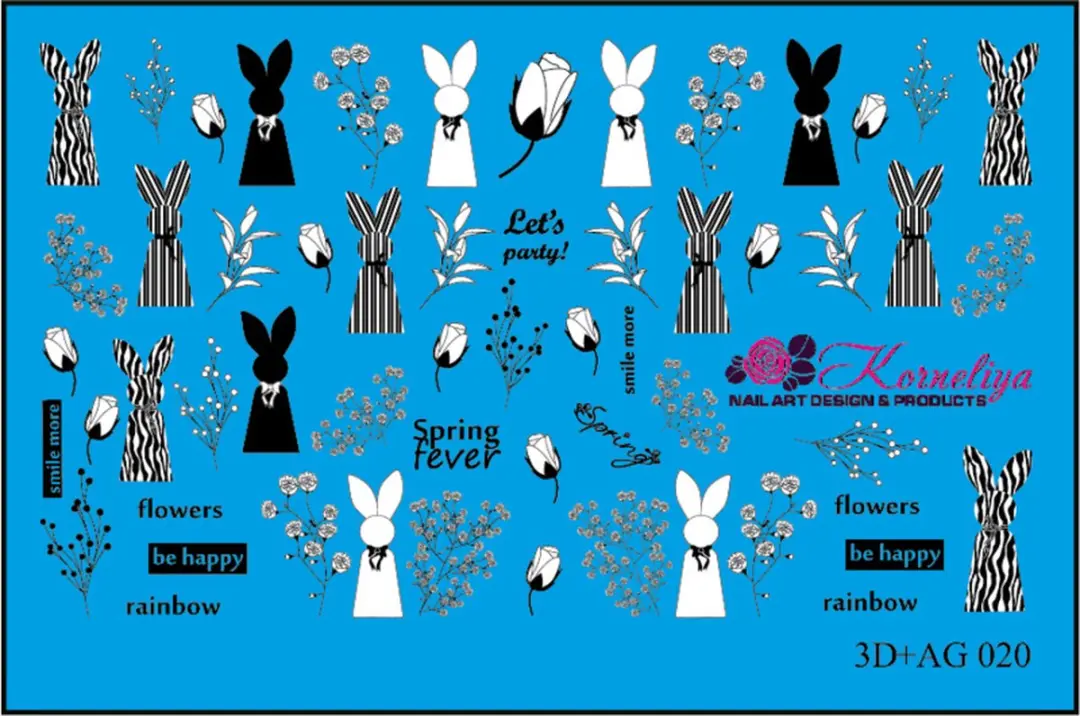 Korneliya 3D+AG 020 Waterdecal