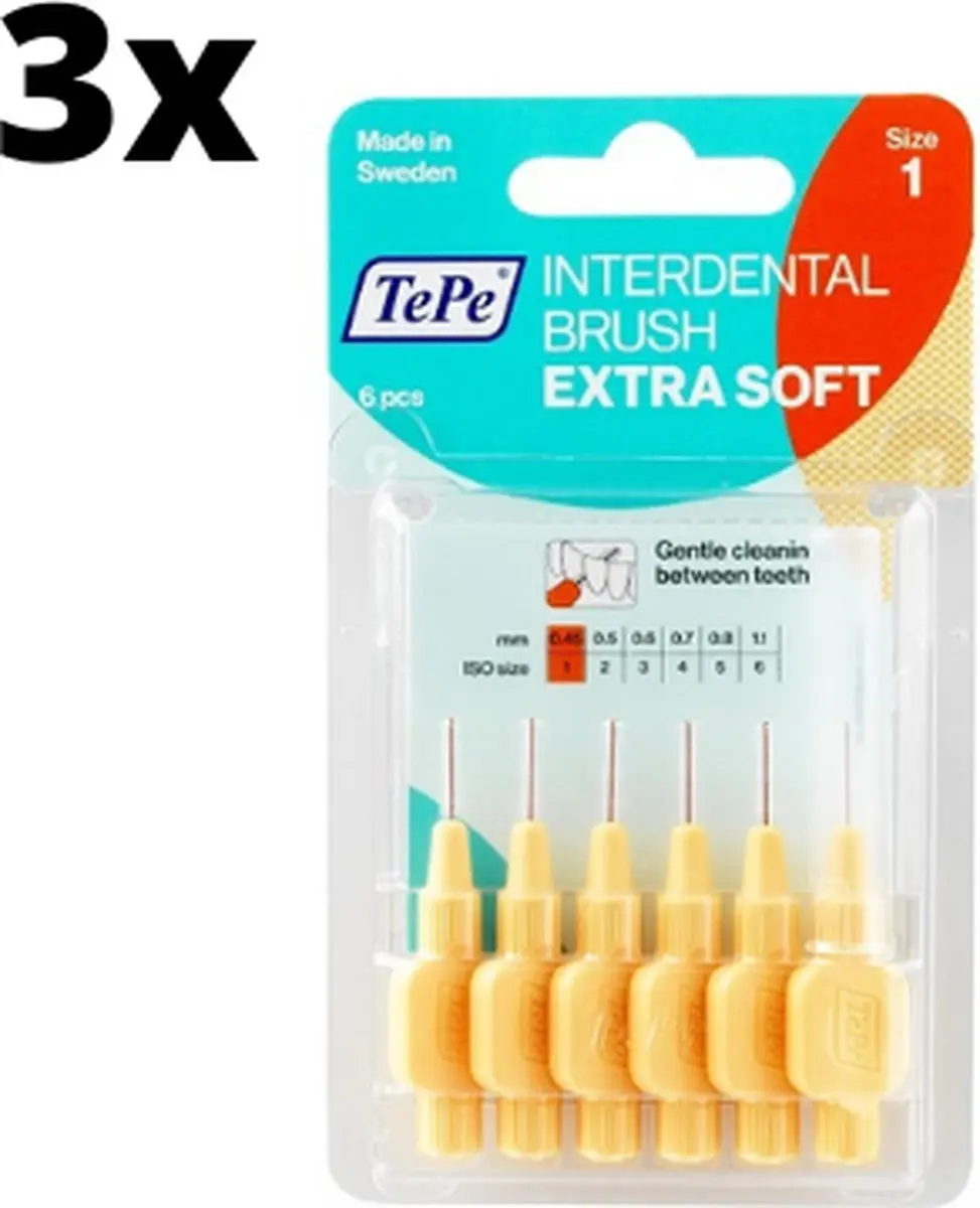 TePe Extra Soft 0,45mm Tandenborstels